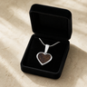 Silver Winnipeg Heart Ash Resin Jewelry