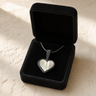 Black Finish Whispering Ridge Heart Ash Resin Jewelry