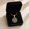 Gold Slate Monogram Ash Resin Jewelry