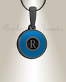 Black Finish Turquoise Monogram Ash Resin Jewelry