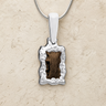 Silver Adobe Ash Resin Jewelry