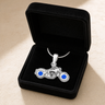 Riding Along Sterling Silver with Azure Ash Resin Jewelry