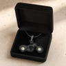 Riding Along Black Finish with Cream Ash Resin Jewelry