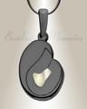 Beloved Black Finish with Cream Ash Resin Jewelry
