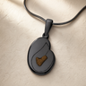 Beloved Black Finish with Carob Ash Resin Jewelry