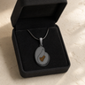 Beloved Black Finish with Carob Ash Resin Jewelry