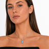 Flowered Rectangle Sterling Silver with Lilac Pearl Opal Ash Resin Jewelry