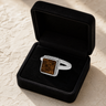 Women's Sterling Silver Granville Ash Ring with Carob