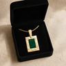 Solid 14K Gold Aspenwood Ash Resin Jewelry