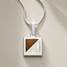 Solid 14K White Gold Piper Ash Resin Jewelry