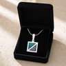 Solid 14K White Gold Willowcreek Ash Resin Jewelry