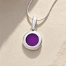 Solid 14K White Gold Oasis Ash Resin Jewelry