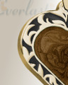 Solid 14K Gold Sunnyside Heart Ash Resin Jewelry