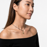 Solid 14K Gold Holding You Close with Mullberry Ash Resin Jewelry