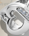 Women's Silver Everlasting Bond Cremation Ring