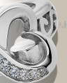 Women's Silver Everlasting Bond Cremation Ring