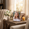 Cherished Memories Wood Photo Cremation Urn