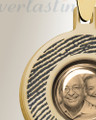 Forever Round 14K Gold Fingerprint And Picture Pendant