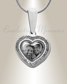 Heart Sterling Silver Fingerprint And Picture Pendant
