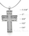 Rosedale Cross Forever Sealed Keepsake Urn Jewelry