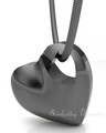 Small Candid Heart Black Plated Forever Sealed Jewelry
