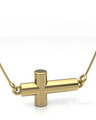 Gold Plated Crossroads Forever Sealed Memorial Jewelry