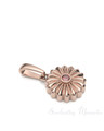 Rose Gold Plated Birthstone Flowers Forever Sealed Memorial Jewelry