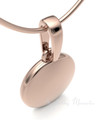 Rose Gold Plated Galaxy Forever Sealed Memorial Jewelry