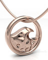 Rose Gold Plated Surf's Up Forever Sealed Memorial Jewelry