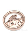 Rose Gold Plated Surf's Up Forever Sealed Memorial Jewelry
