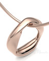 Rose Gold Plated Helix Round Forever Sealed Memorial Jewelry