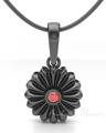 Black Plated Birthstone Flowers Forever Sealed Memorial Jewelry