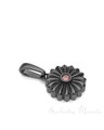 Black Plated Birthstone Flowers Forever Sealed Memorial Jewelry