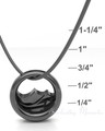 Black Plated Appalachia Forever Sealed Memorial Jewelry