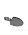 Black Plated Shield Me Forever Sealed Memorial Jewelry