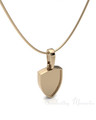 14K Gold Shield Me Forever Sealed Memorial Jewelry