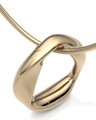 14K Gold Helix Round Forever Sealed Memorial Jewelry