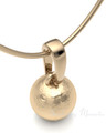 14K Gold Across The Globe Forever Sealed Memorial Jewelry