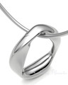 14K White Gold Helix Round Forever Sealed Memorial Jewelry