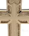 Solid 14K Gold Rosedale Cross Forever Sealed Keepsake Urn Jewelry