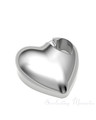 Solid 14K White Gold Small Candid Heart Forever Sealed Jewelry