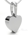 Sterling Silver Serenity Heart Forever Sealed Cremation Jewelry