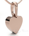 Rose Gold Plated Serenity Heart Forever Sealed Cremation Jewelry
