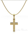 Gold Plated Cross Forever Sealed Memorial Jewelry