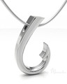 Sterling Silver Fishing Hook Forever Sealed Memorial Jewelry