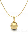 Gold Plated Baseball Forever Sealed Memorial Jewelry