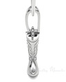 Sterling Silver Cowboy Boot Forever Sealed Memorial Jewelry