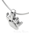 Sterling Silver Pawprint Forever Sealed Memorial Jewelry