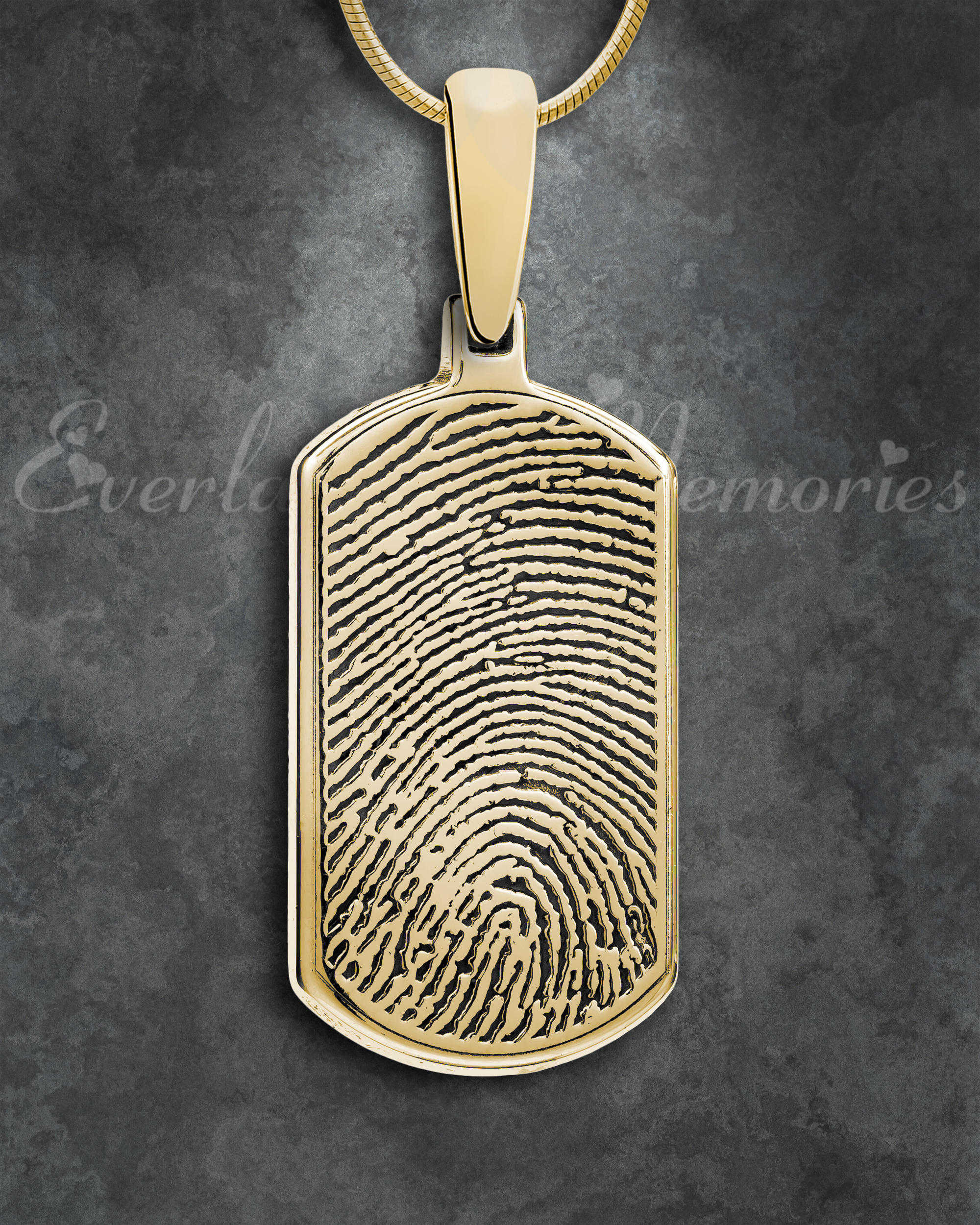 14k dog pendant