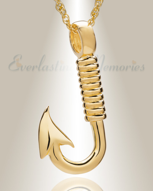 14K Gold Fresh Catch Memorial Pendant